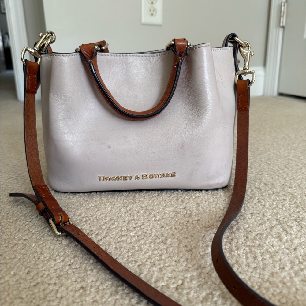 Dooney & Bourke Cream Mini Shoulder Bag
